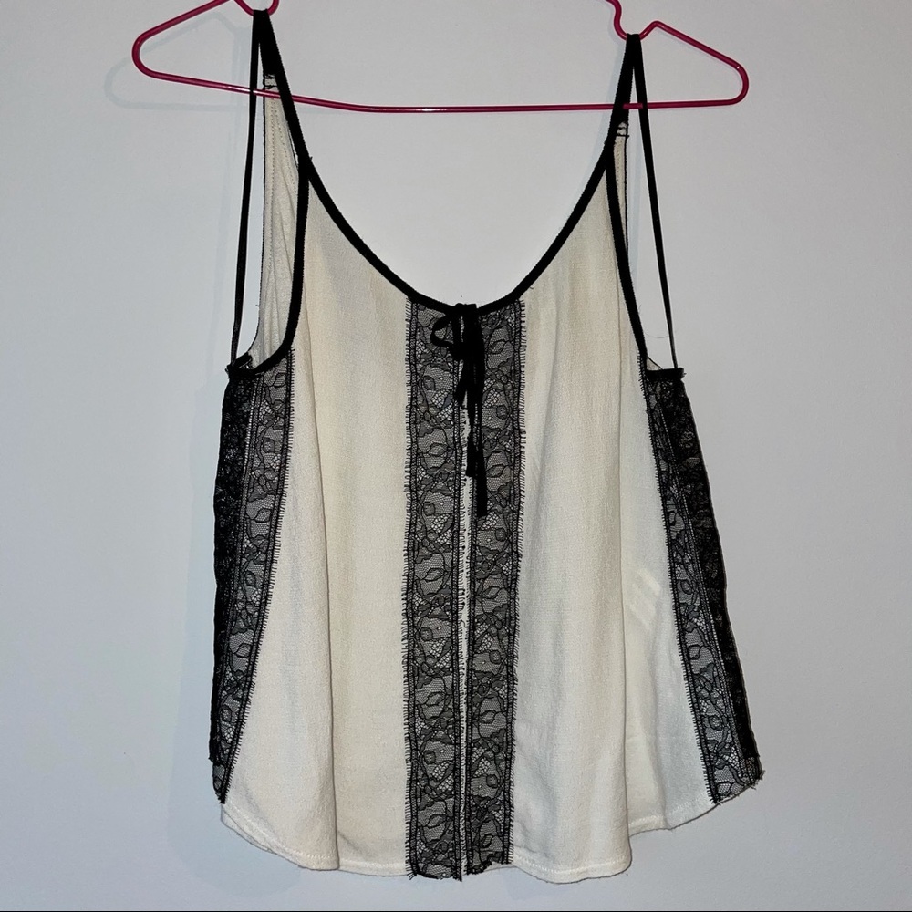 Zara flowy lace tank top